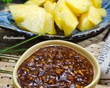 Foto langkah ke 3 dari resep Sambal Rujak Manis Ulek Buah Nanas.