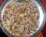 A picture of step 1 of Masala papad.