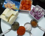 A picture of step 1 of Paneer Butter.