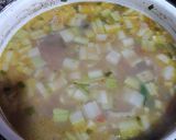 Foto del paso 13 de la receta Alubias pintas con acelgas y brotes verdes de cebolletas tiernas