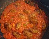 A picture of step 5 of Beef kofta with homemade ras El Hanout spice mix.