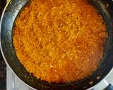 A picture of step 3 of Raw turmeric sabzi.
