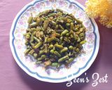 A picture of step 4 of Green Peas and Beans Sabzi.