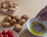 Foto del paso 3 de la receta Alitas de pollo al horno con verduras