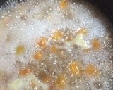 A picture of step 3 of Aloo bukhary ki chutney.