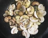 A picture of step 2 of Mushrooms and Chicken.