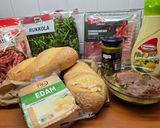 Szűzérmés és fekete-erdei sonkás panini recept fázis 1 fotója