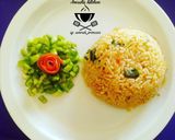 A picture of step 7 of Jollof rice.
