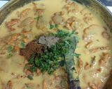 A picture of step 2 of Kadi pakora.