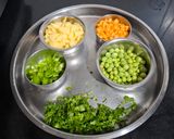 A picture of step 1 of Rice flour Khichu.
