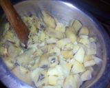 A picture of step 2 of Mashed plantains #4weekchallenge.