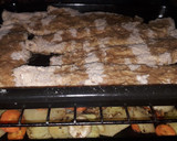 Foto del paso 1 de la receta: Filet de merluza en milanesa con verduras al horno