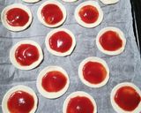 A picture of step 2 of #214 Light Puff Pastry Mini Pizzas.