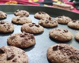 A picture of step 7 of Choco wheat oats cookies.