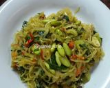 Foto langkah ke 3 dari resep Oseng pepaya muda+pete+daun tangkil.