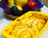 A picture of step 3 of AMIEs APPLE BREAD.