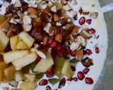 A picture of step 6 of Fruit cream bowl.