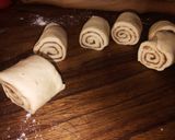 A picture of step 3 of Cinnamon rolls.