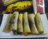 Foto langkah ke 3 dari resep Lumpia cokelat pisang 🍫🍌.