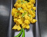 A picture of step 7 of Potato with Poppy seeds (Alu Posto).