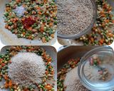 A picture of step 2 of Broken Wheat Upma with Mixed Veggies.