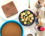 Foto del paso 6 de la receta Flan sin azúcar de chocolate y frutas desecadas