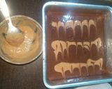A picture of step 4 of Peanut Butter Chocolate Cake.