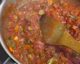 A picture of step 5 of Spaghetti & Meatballs with Chunky Veggie Tomato Sauce.
