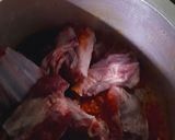 A picture of step 4 of Shaljam Gosht.