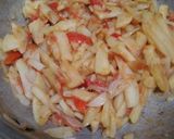 A picture of step 5 of Aloo fries bhujiya.