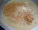 A picture of step 4 of Boondi kadhi.