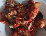 Foto langkah ke 4 dari resep Ayam kriuk sambal tomat pedas manis.