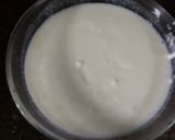 A picture of step 1 of Boondi kadhi.