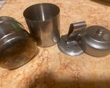 A picture of step 1 of South indian A2B filter coffee.