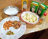 A picture of step 1 of Khoya qulfi.