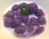 Foto langkah ke 5 dari resep Bubur Candil/ Biji Salak Ubi Ungu 💜.