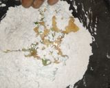 A picture of step 1 of Arab khubz.