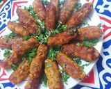 A picture of step 7 of Chicken Kofta with Spiced Drizzle.