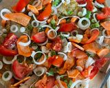 Фото кроку 6 до Хек з овочами та кускусом.