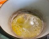 Une image de l'étape 9 de Duo de pommes de terre au lard et bouillon de sanglier.