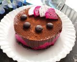 Hình bước làm 7 của món Bánh Mousse Thanh Long Socola Eat clean
