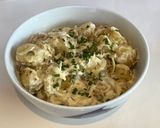 A picture of step 8 of German Kartoffelsalat (German potato salad).