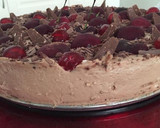 A picture of step 1 of Oreo Toblerone Cheesecake.