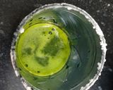 A picture of step 3 of Mint lemonade (welcome drink).