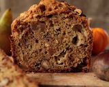Une image de l'étape 6 de Cake aux poires, noisettes et roquefort.