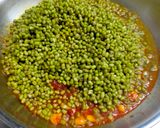 A picture of step 2 of Masala Moong.