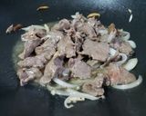 Hình bước làm 1 của món Bò xào thập cẩm