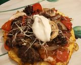 Une image de l'étape 3 de Pizza base choux-fleurs.