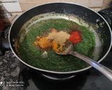 A picture of step 3 of Spinach Malai Paneer.