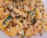 Pas rețetă Fried egg rice 1 fotografie